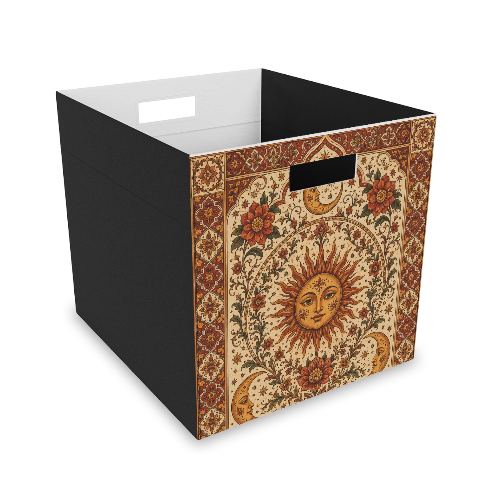 Bohemian Sun Tapestry Felt Storage Box